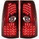 Pair Led Tail Light For 99-06 Chevrolet Silverado 1500 Lh Rh Red/clear Lens