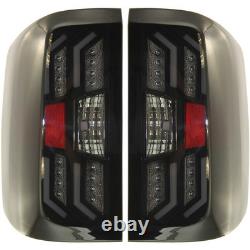 Pair Set of 2 Tail Lights Taillights Taillamps Brakelights Driver & Passenger