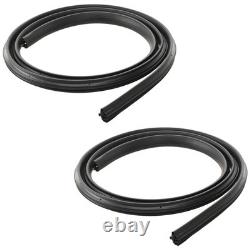 Pair Weatherstrip Seals Set of 2 Rear Driver & Passenger Side for Chevy GMC