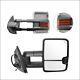 Power Heated Chrome Signal Tow Towing Mirror Pair Set For 07-13 Silverado Sierra