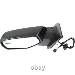 Power Mirror For 2014-18 Chevy Silverado 1500 Left Manual Fold Heated Paintable