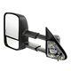 Power Towing Mirror For 03-06 Gmc Sierra 2500 Hd Left Manual Fold Signal Light
