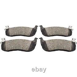 Powerstop K2036-36 2-Wheel Set Brake Disc and Pad Kits Rear for Chevy Suburban