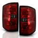 Red Smoke Oe-style Tail Light Replacement Lamp Pair Fit 14-18 Chevy Silverado