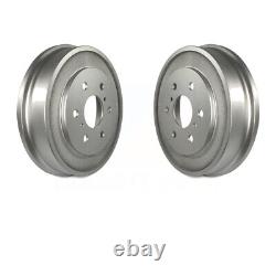 Rear Coated Brake Drums Pair For Chevrolet Silverado 1500 GMC Sierra Classic