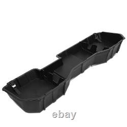 Rear Under Seat Storage Box Tool Tray For 2014-2019 Sierra Silverado Crew Cab