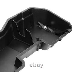 Rear Under Seat Storage Box Tool Tray For 2014-2019 Sierra Silverado Crew Cab