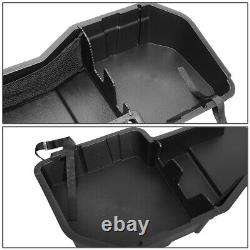 Rear Under Seat Storage Box Tool Tray For 2014-2019 Sierra Silverado Crew Cab