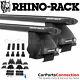 Rhino-rack Ja4068 Vortex Black Roof Crossbar For Chevy Silverado Crew Cab 14-18