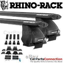 Rhino-Rack JA4068 Vortex Black Roof Crossbar For Chevy SILVERADO Crew Cab 14-18