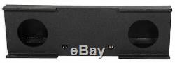 Rockville Dual 12 Sub Enclosure Box For 2007-13 GMC/Chevy Sierra/Silverado Crew