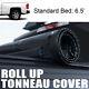 Roll-up Soft Tonneau Cover 14-17 18 Chevy Silverado/gmc Sierra Fleetside 6.5 Bed