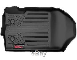 Rough Country Durable Floor Mats (fit) 2019 Silverado Sierra Crew Cab Bench Set