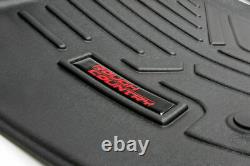 Rough Country Fr/Rr Floor Liners-Black, 99-06 Silverado/Sierra Crew M-29913