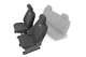 Rough Country Front Seat Covers-black, 14-18 Silverado/sierra Crew 91024