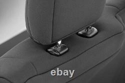 Rough Country Front Seat Covers-Black, 14-18 Silverado/Sierra Crew 91024