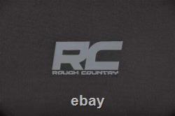 Rough Country Front Seat Covers-Black, 14-18 Silverado/Sierra Crew 91024