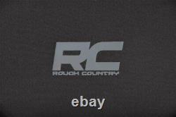 Rough Country Front Seat Covers-Black, 14-18 Silverado/Sierra Crew 91025