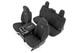 Rough Country Front Seat Covers-black, 19-24 Silverado/sierra Crew 91036