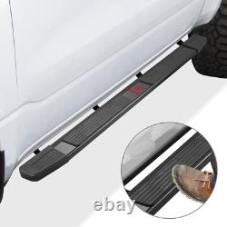 Running Board 6 Fit 2019-2025 Silverado/Sierra 1500 Crew Cab Black Nerf Bar S