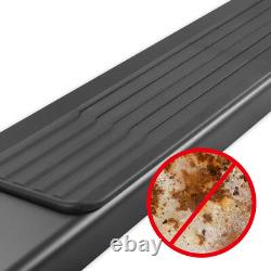 Running Board 6 Fit 2019-2025 Silverado/Sierra 1500 Crew Cab Black Nerf Bar S