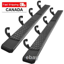 Running Board FIT 19-24 Silverado/Sierra Crew Cab Black 6.5 Nerf Bar Step DH