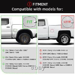 Running Board FIT 19-24 Silverado/Sierra Crew Cab Black 6.5 Nerf Bar Step DH