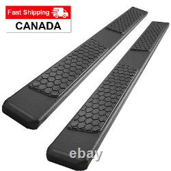 Running Board FIT 19-24 Silverado/Sierra Crew Cab Black 6.5 Nerf Bar Step DH