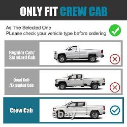 Running Board FOR 07-19 Silverado/Sierra 1500/2500/3500HD Crew Cab, NO Diesel