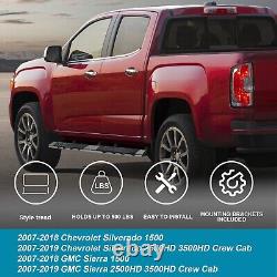 Running Board FOR 07-19 Silverado/Sierra 1500/2500/3500HD Crew Cab, NO Diesel
