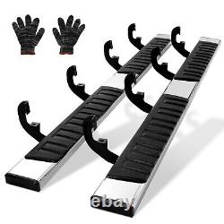 Running Boards 6 Fit 2019-2023 Chevy Silverado/GMC Sierra 1500-Crew Cab