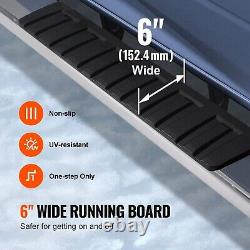 Running Boards 6 Fit 2019-2023 Chevy Silverado/GMC Sierra 1500-Crew Cab