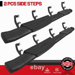 Running Boards For 19-25 Silverado/Sierra 1500 Crew Cab Curved Truck Nerf Steps