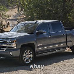Running Boards For 19-25 Silverado/Sierra 1500 Crew Cab Curved Truck Nerf Steps
