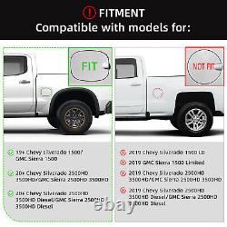 Running Boards For 19-25 Silverado/Sierra 1500 Crew Cab Curved Truck Nerf Steps