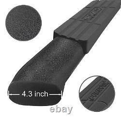 Running Boards For 19-25 Silverado/Sierra 1500 Crew Cab Curved Truck Nerf Steps