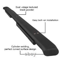 Running Boards For 19-25 Silverado/Sierra 1500 Crew Cab Curved Truck Nerf Steps
