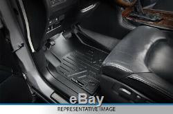 SMARTLINER Custom Floor Mats Black For 00-07 Silverado/Sierra Crew Cab / SUV