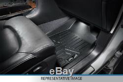 SMARTLINER Floor Mats Liner Set for 2019 Silverado/Sierra 1500 Crew Cab