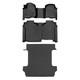 Smartliner Front/rear Floor Liners Withbedliner Black Silverado/sierra Crew