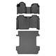 Smartliner Front/rear Floor Liners With Bedliner-black Silverado/sierra Crew