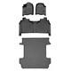 Smartliner Front/rear Floor Liners With Bedliner-black Silverado/sierra Crew