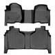 Smartliner Sa0401/b0400 Front/rear Floor Liners Black Silverado/sierra Crew