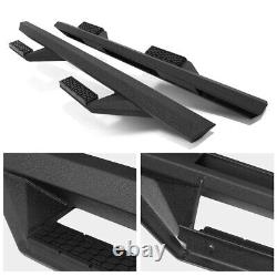 SQUARE TUBING 2.5 DROP STEP Side Nerf Bars for 07-19 Silverado/Sierra Crew Cab