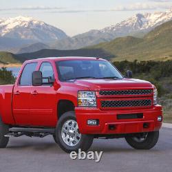 SQUARE TUBING 2.5 DROP STEP Side Nerf Bars for 07-19 Silverado/Sierra Crew Cab