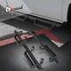 Square Tubing 5 Drop Steps Side Nerf Bars For 07-19 Silverado Sierra Crew Cab