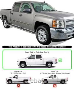SUPERSEDED W2W Running Boards 6 Fit 01-13 Silverado/ Sierra Crew Cab 5.6ft Bed