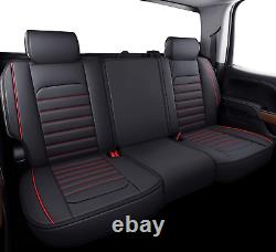 Seat Covers for Silverado Sierra Fit 2007-2024 2025 1500/2500/3500HD Crew Double