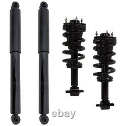 Shock and Fully Loaded Strut Set of 4 Front & Rear Driver Passenger Side for GMC