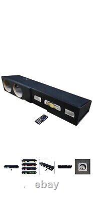 Silverado Sierra 07-24 Crew Cab Subwoofer Box Enclosure 2x8 Woofers W RGB